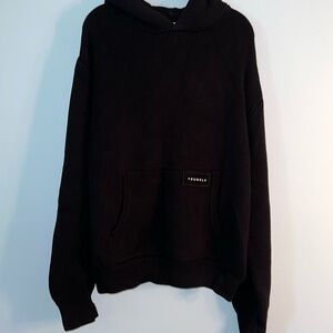 Mens XXL Black Heavy Cotton YoungLA Pullover Hoodie